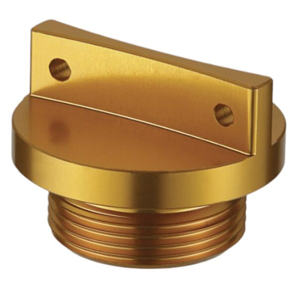 KOREK WLEWU OLEJU Yamaha YZ/YZF/WRF/YFZ ’99-’16, Honda CR 125/250 ’87-’04, Kolor Złoty (Gwint M20X2, 5) | Accel