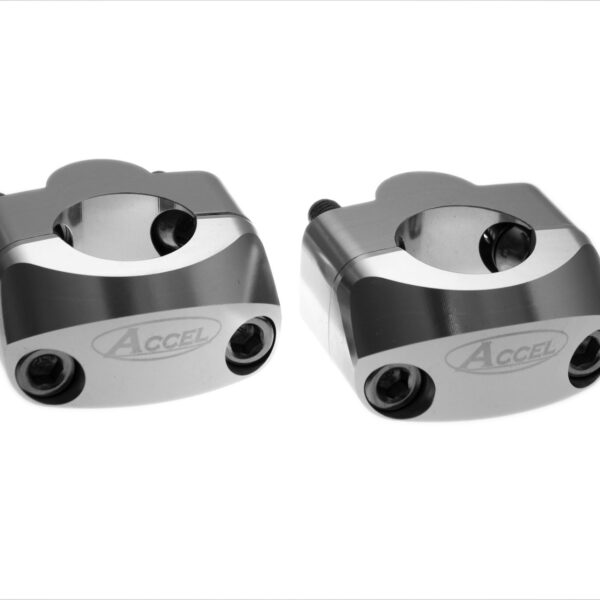Mocowanie/Podwyżki Kierownicy (DÓŁ-22, 2/GÓRA-28,6MM) Wys. 20MM Kolor Srebrny (BM-34SV22/28) | Accel