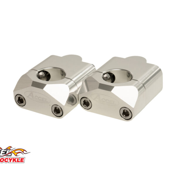 Mocowanie/Podwyżki Kierownicy (DÓŁ-22, 2/GÓRA- 28,6MM) Wys. 35MM Kolor Srebrny (BM-09SV22/28) | Accel