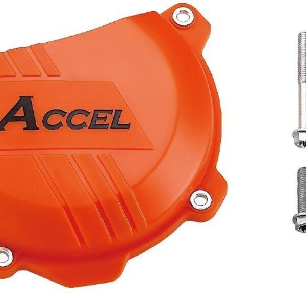 Osłona Pokrywy Sprzęgła (Plastikowa) KTM SXF250 ’13-, EXCF250 ’14-, SXF350 ’11-, EXCF350 ’12-, Kolor Pomarańczowy | Accel