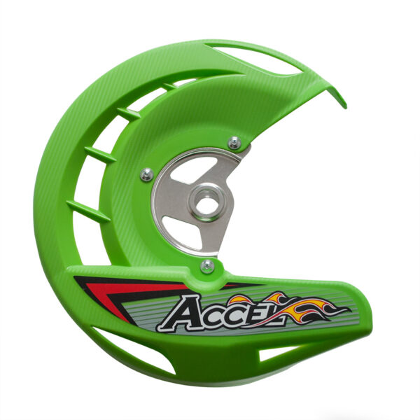 Osłona Tarczy Hamulcowej Przód Kawasaki KXF 250/450 ’06-’18 Kolor Zielony (FDG-03GR) – | Accel