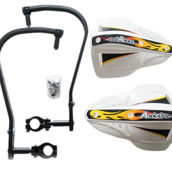 Osłony RĄK (HANDBARY) z Mocowaniem Aluminiowym ENDURO 22MM (Hg- Kolor Czarny, Sd- Kolor Biały) | Accel