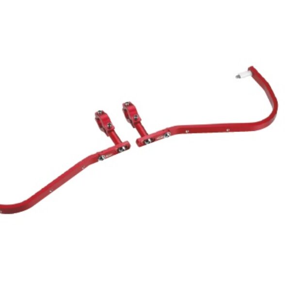 Osłony RĄK (HANDBARY) z Mocowaniem Aluminiowym ENDURO 28MM Kolor Czerwony (Bez Plastikowej Osłony SD02) | Accel