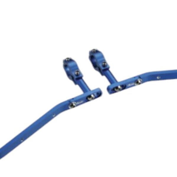 Osłony RĄK (HANDBARY) z Mocowaniem Aluminiowym ENDURO 22MM Kolor Niebieski (Bez Plastikowej Osłony SD02) | Accel