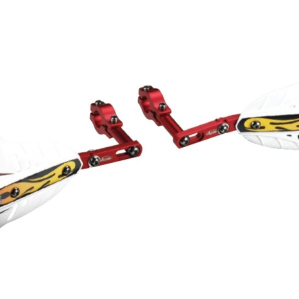 Osłony RĄK (HANDBARY) z Mocowaniem Aluminiowym ENDURO 22MM (Hg-Kolor Niebieski, Sd- Kolor Biały) | Accel