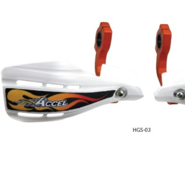 Osłony RĄK (LISTKI) z Mocowaniem Aluminiowym (Hg- Kolor Czerwony, Sd- Kolor Biały) | Accel