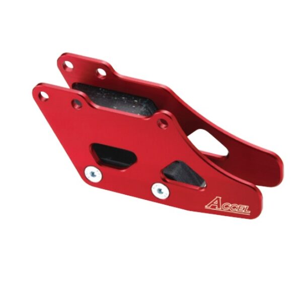 Prowadnica Łańcucha KPL. Honda CRF 250/450 ’07-’18, CRF250/450X 05-18 Kolor Czerwony | Accel