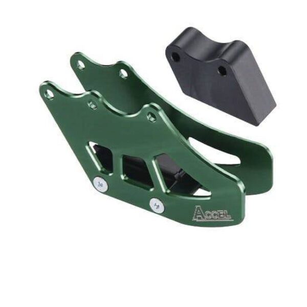 Prowadnica Łańcucha KPL. Kawasaki KX125/250 ’97-’06, KXF250 ’04-’05, Suzuki RMZ 250 ’04-’06 Kolor Zielony | Accel