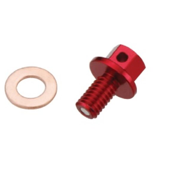 Śruba Kontroli Poziomu Oleju w Skrzyni Biegów Honda CRF 250R/X ’02-18, 450R ’02-16, 450X ’05-18 (z Magnesem) (MTP-01RD) | Accel