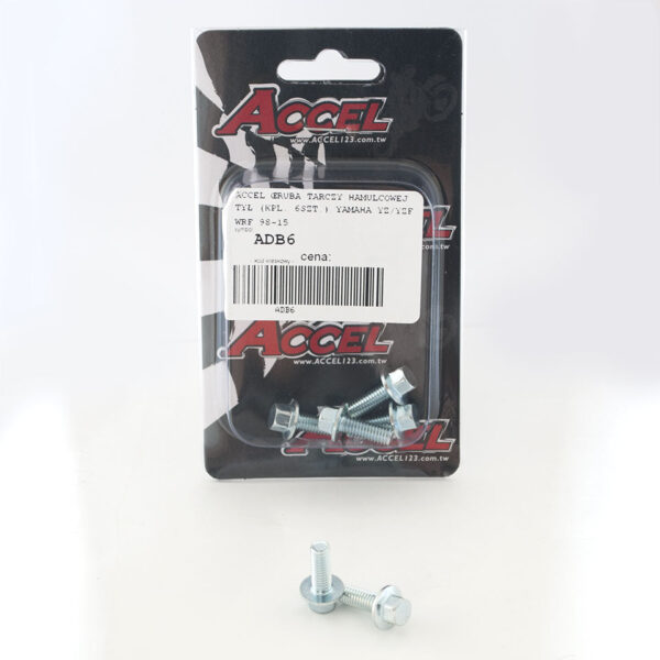 Śruby Tarczy Hamulcowej Tył (KPL. 6Szt.-M6) Yamaha YZ/YZF/WRF ’98-’16 | Accel