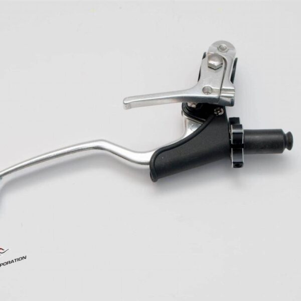 Uchwyt Dźwigni Sprzęgła Kompletny + Dekompresator Uniwersalny Kolor Czarny (CL-08BK) | Accel