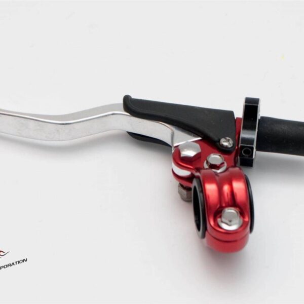 Uchwyt Dźwigni Sprzęgła Kompletny Uniwersalny Kolor Czerwony (CL-05RD) | Accel