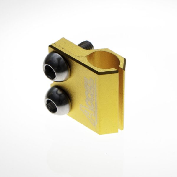 UCHWYT Przewodu Hamulcowego Przód Honda/Yamaha Kolor Złoty | Accel