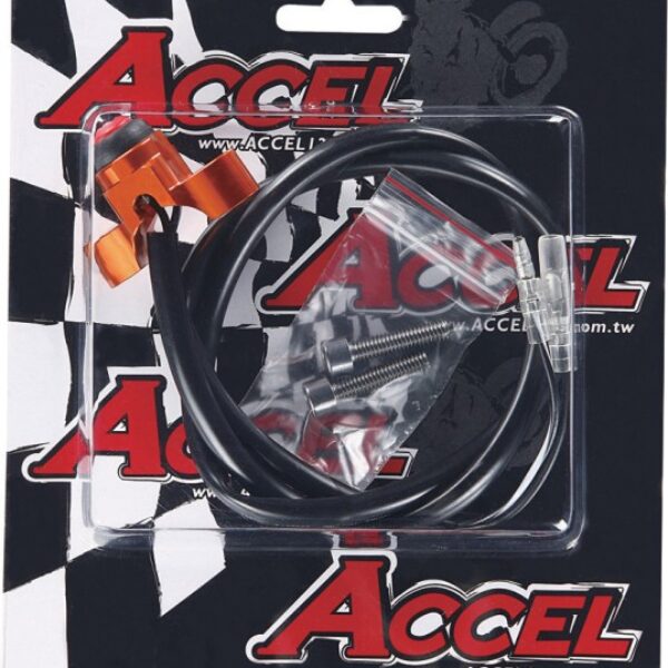 Wyłącznik Zapłonu Uniwersalny Aluminiowy Kolor Tytanowy (KS-01T) | Accel