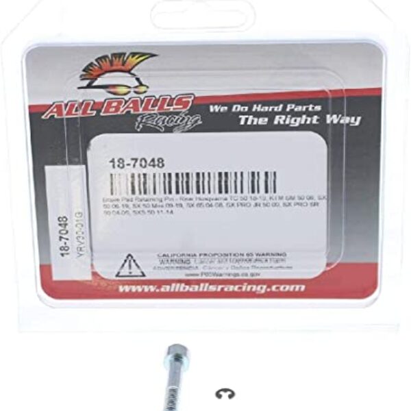 Trzpienie (Jeden Wieszak) Klocków Hamulcowych Tył Husqvarna TC 50 18-23, KTM SM 50 06, SX 50 06-23, SX 65 04-08, SX PRO SR 50 04-05, SXS 50 11-14, GAS GAS MC 50 21-24 | All Balls