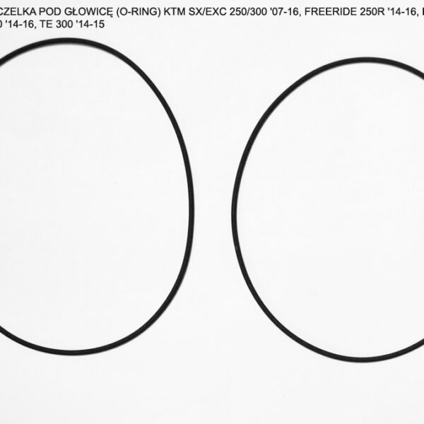Uszczelka POD Głowicę ( Głowicy ) (O-Ring) Zewnętrzny KTM SX/EXC 250/300 ’07-21, TPI 250/300 ’18-21, Freeride 250R ’14-17, Beta 250/300Rr ’14-26, Xtrainer, Husqvarna Tc/TE250 ’14-17, TE300 ’14-19, OEM 0770105020, 1066978000 | Athena