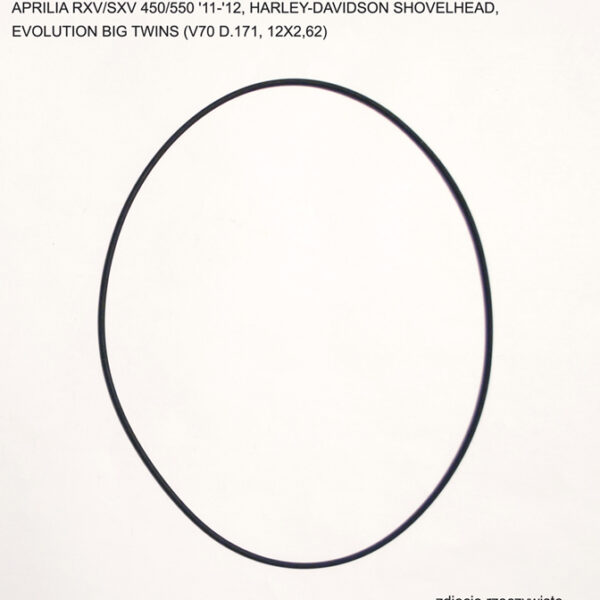 Uszczelka Pokrywy Sprzęgła Aprilia RXV/SXV 450/550 ’11-’12, Harley-Davidson Shovelhead, Evolution BIG Twins (V70 D.171, 12X2, 62) (O-Ring) | Athena