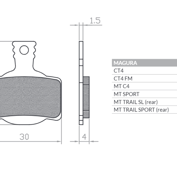 Brenta Klocki hamulcowe – BR224