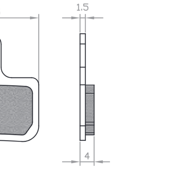 Brenta Klocki hamulcowe – BR30PT