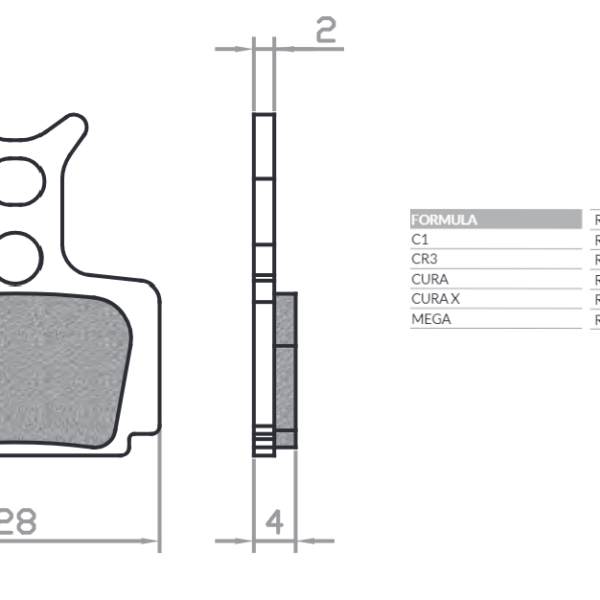Brenta NG Klocki hamulcowe – BR119