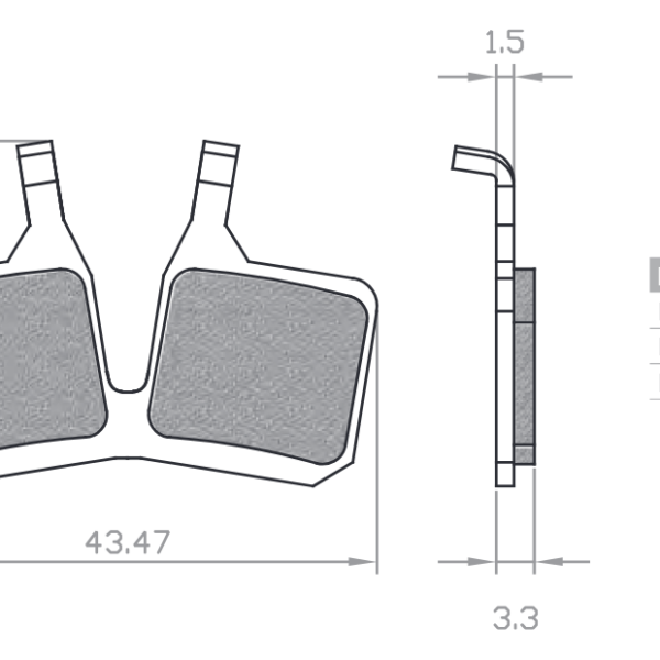 Brenta Klocki hamulcowe – BR429