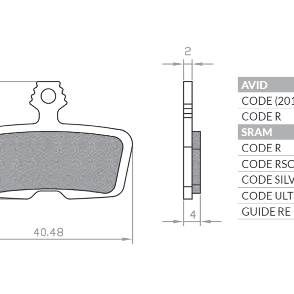 Brenta Klocki hamulcowe (2011-2014) – BR23ST
