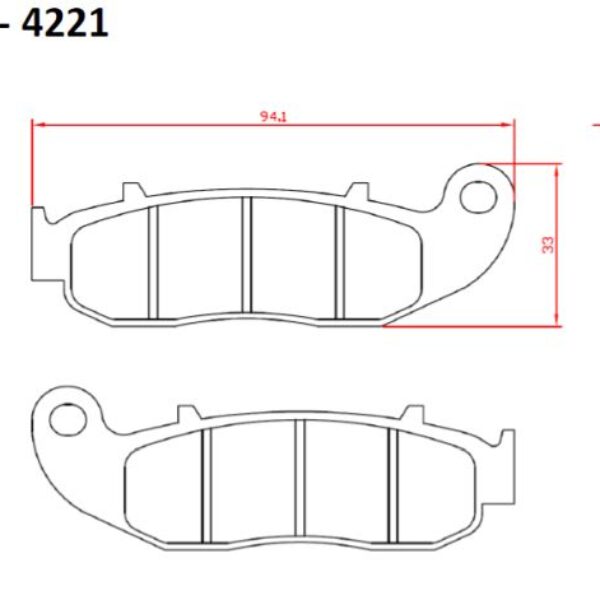 Brenta Klocki hamulcowe – BR3221