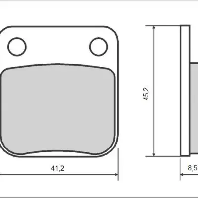 brenta klocki hamulcowe kh054/kh257 | BR3083