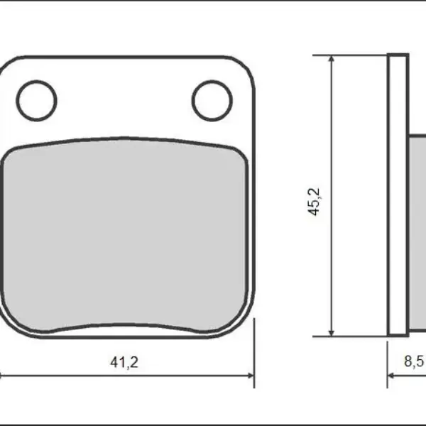 brenta klocki hamulcowe kh054/kh257 | BR3083