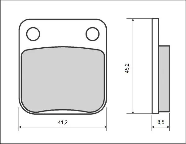 brenta klocki hamulcowe kh054/kh257 | BR3083