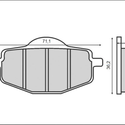 Brenta Klocki hamulcowe - BR3085