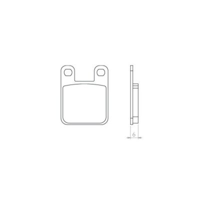 Brenta Klocki hamulcowe - BR4015