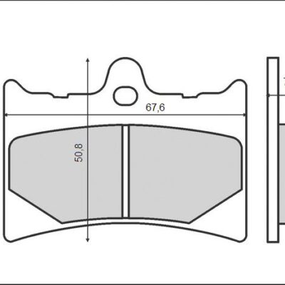 Brenta Klocki hamulcowe - APRILIA 125 AF1 (1989-1992)