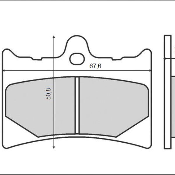 Brenta Klocki hamulcowe – APRILIA 125 AF1 (1989-1992)