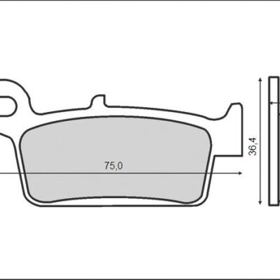 BRENTA KLOCKI HAMULCOWE KH131 (ORGANIC)