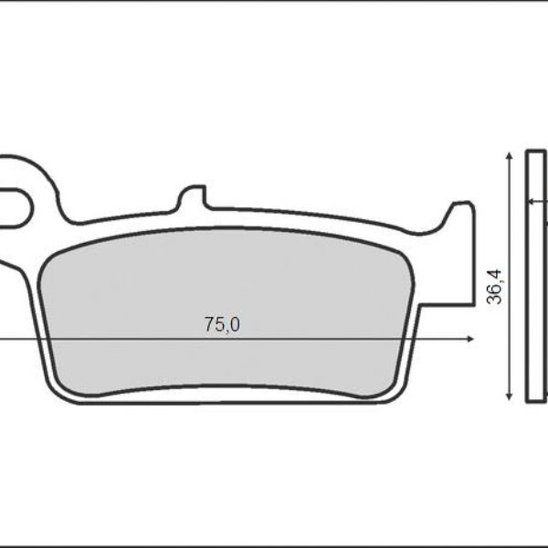 BRENTA KLOCKI HAMULCOWE KH131 (ORGANIC)