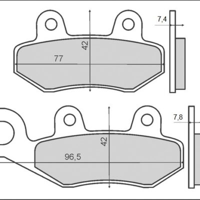 Brenta Klocki hamulcowe - BR3063