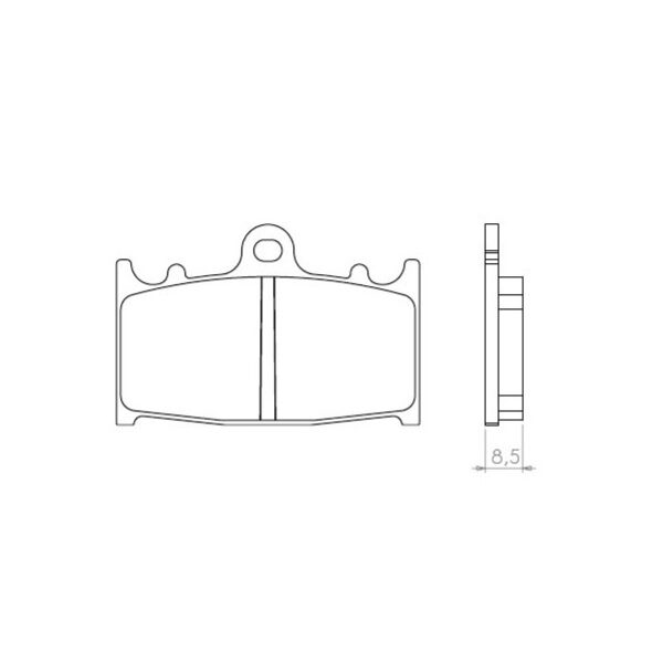 Brenta Klocki hamulcowe – BR4062