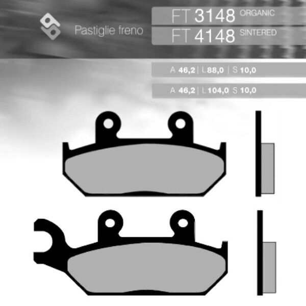 Brenta Klocki hamulcowe – YAMAHA XT600 (1992-2003)