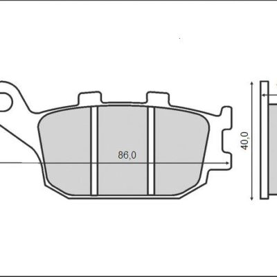 Brenta Klocki hamulcowe - BR3072
