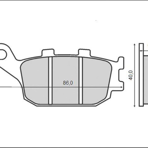 Brenta Klocki hamulcowe – BR3072