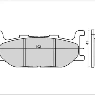 brenta klocki hamulcowe kh179 przód do Yamaha XJ/XV | BR3057
