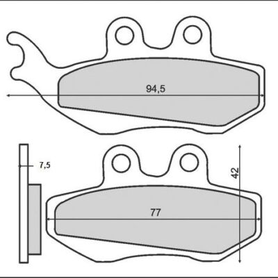 Brenta Klocki hamulcowe - BR3017