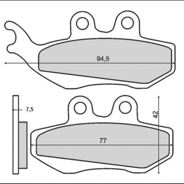 Brenta Klocki hamulcowe – BR3017
