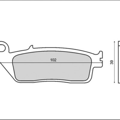 Brenta Klocki hamulcowe - BR3071