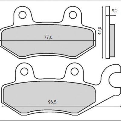 Brenta Klocki hamulcowe - HONDA XL 125 VARADERO (2001-2011)
