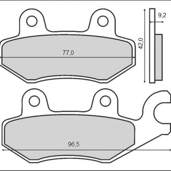 Brenta Klocki hamulcowe – HONDA XL 125 VARADERO (2001-2011)