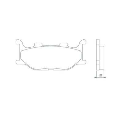 Klocki Hamulcowe KH199 SPIEK Metaliczny (Złote) (Ft 4019) | Brenta