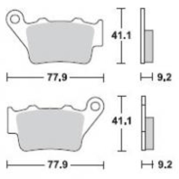 Brenta Klocki hamulcowe – BR3088