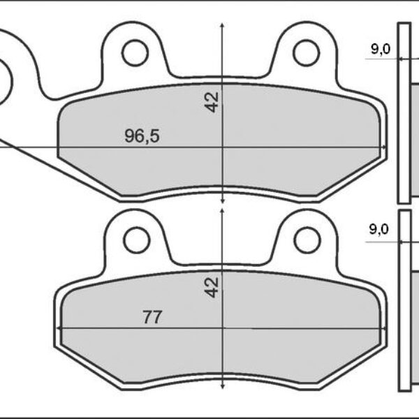 Brenta Klocki hamulcowe – BR3070